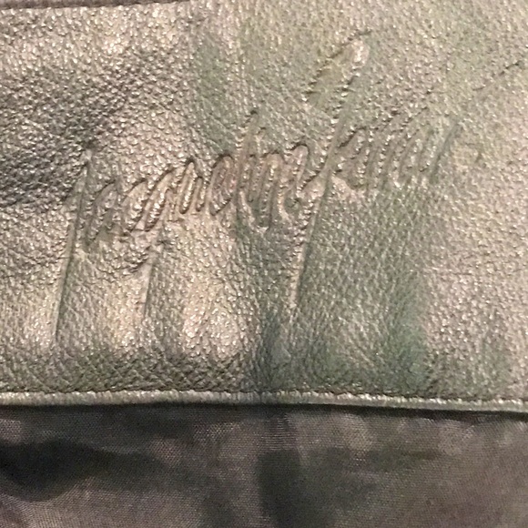 Jacqueline Ferrar Black Leather Tailored Jacket M - Picture 6 of 7